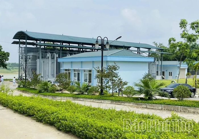 Nhà máy nước Sông Lô của Công ty Cổ phần Đầu tư xây dựng cấp nước Vĩnh Phúc.