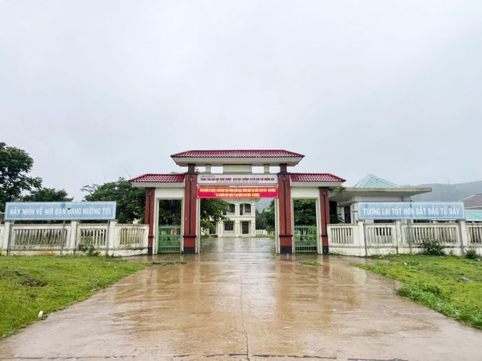 Trung tâm Giáo dục nghề nghiệp-Giáo dục thường xuyên Hướng Hóa thuộc Sở Giáo dục và Đào tạo quản lý chưa hoàn tất thủ tục về đất đai và các thủ tục liên quan - Ảnh: B.T