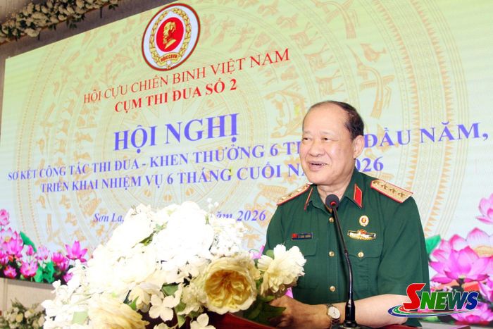 Thượng tướng Bế Xuân Trường, Phó Chủ tịch Ủy ban Trung ương MTTQ Việt Nam, Chủ tịch Hội Cựu chiến binh Việt Nam phát biểu