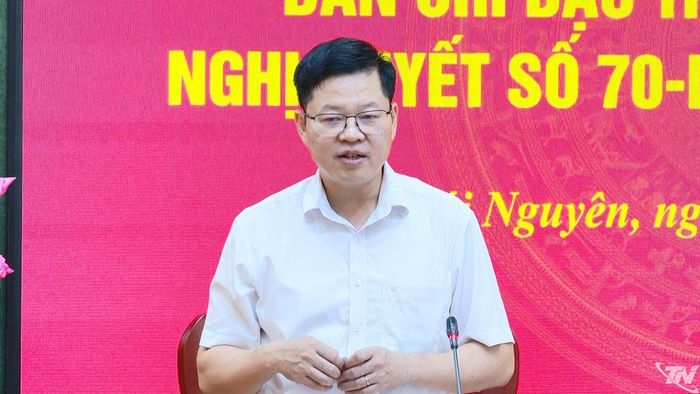 Đồng chí Đinh Quang Tuyên kết luận Hội nghị.
