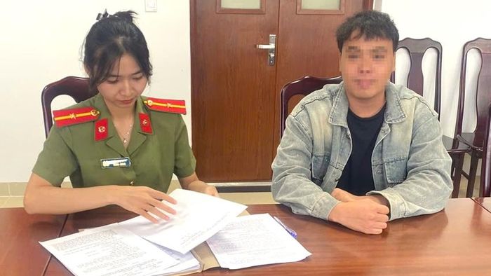 Cơ quan công an lập biên bản và ra quyết định xử phạt B.V.H với số tiền 7,5 triệu đồng
