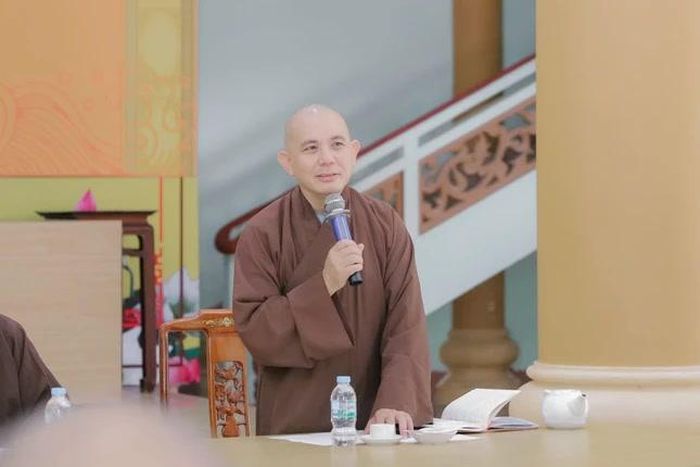 Thượng tọa Thích Đồng Thành phát biểu