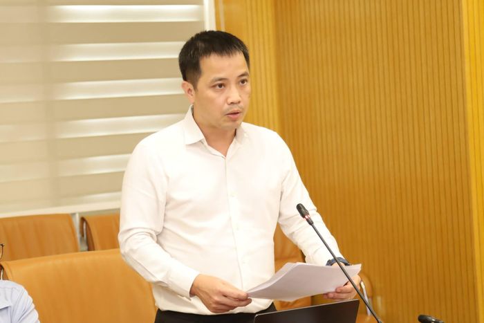 Ông Đậu Anh Tuấn, Phó Tổng Thư ký VCCI, phát biểu tại hội thảo. (Ảnh: Phương Nam)