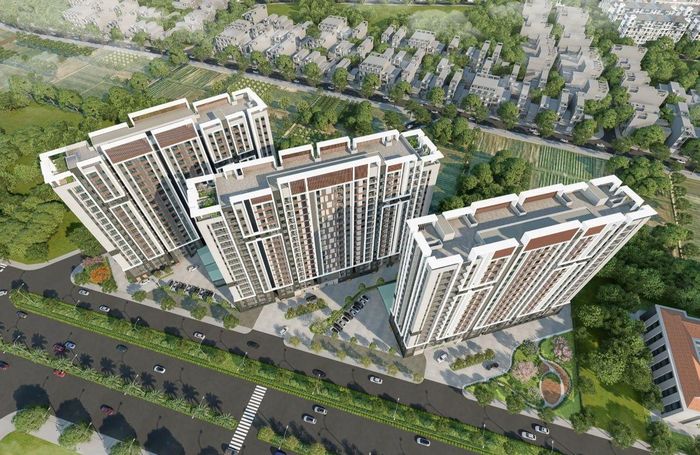 Phối cảnh dự án Khu nhà ở xã hội Him Lam Phúc Lợi ảnh: Thùy Linh