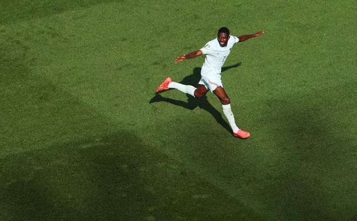 Ousmane Dembele là tác giả bàn ấn định tỷ số 2-0. Cầu thủ của PSG cũng là người được chấm điểm cao nhất trận này (8.9 điểm). Ảnh: Reuters.