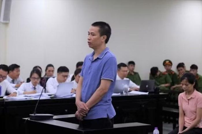 Bị cáo Khiêm tại phiên tòa.