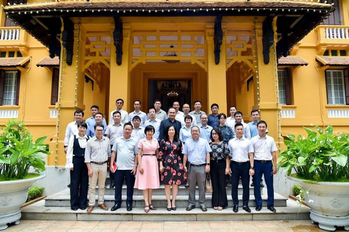 Cuộc họp tập trung rà soát tiến độ triển khai các nhiệm vụ, thống nhất cơ chế phối hợp liên ngành trong công tác chuẩn bị TTBC. Ảnh: Quang Hòa