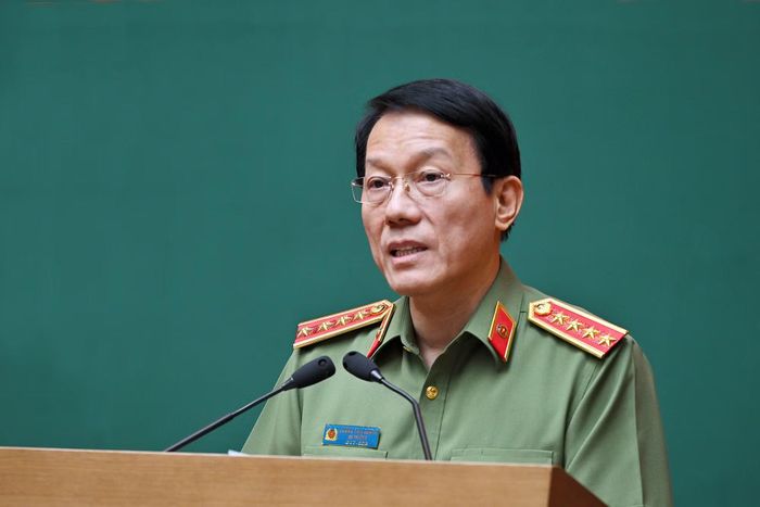 Bộ trưởng Lương Tam Quang phát biểu tại buổi lễ.