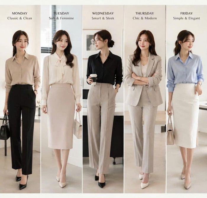 Tham khảo nhiều cách phối đồ trên mạng xã hội giúp phụ nữ công sở đa dạng phong cách ăn mặc.