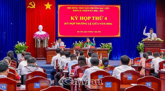 Đại biểu biểu quyết thông qua các Nghị quyết trình tại kỳ họp.