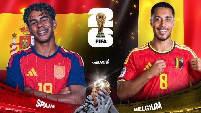 World Cup 2026: Bỉ chạm trán Tây Ban Nha. Ảnh: Khelnow