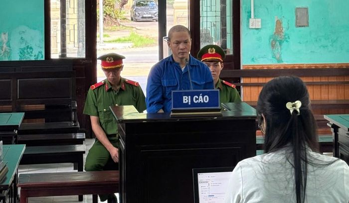 Bị cáo Hồ Văn Phương Tâm (sinh năm 1983, trú tại phường Kim Long, Tp Huế) tại phiên tòa xét xử