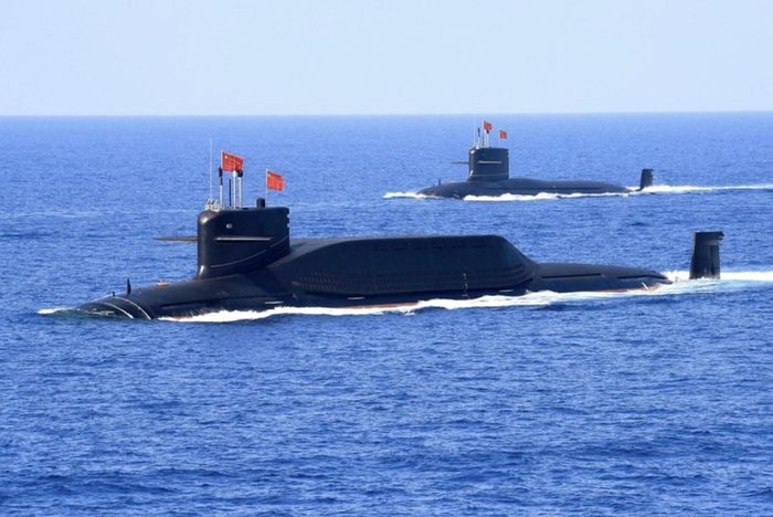  Tàu ngầm hạt nhân mang tên lửa đạn đạo Type 094A của Hải quân Trung Quốc. (Ảnh: Reuters)