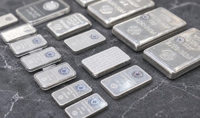Giá bạc trong nước bật tăng trở lại. (Ảnh minh họa: AI)