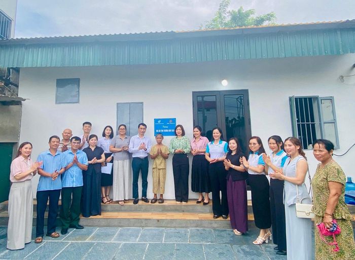 Mái ấm tình thương góp phần sẻ chia với những hội viên phụ nữ xã Sóc Sơn có hoàn cảnh khó khăn. Ảnh: Tùng Nguyễn.