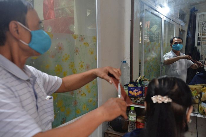 Mô hình dạy nghề giúp người chấp hành xong án phạt tù làm lại cuộc đời. Ảnh: Khánh Huy