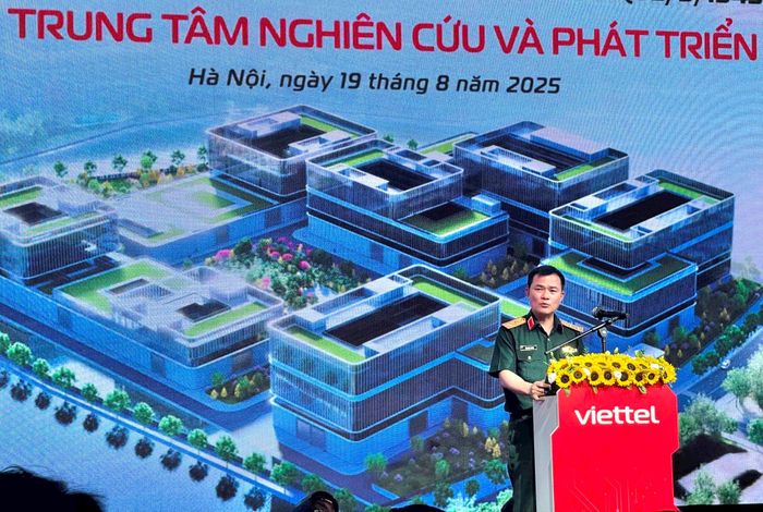 Viettel công bố khởi công Trung tâm R&amp;D tại Khu Công nghệ cao Hòa Lạc. Ảnh: An Bình