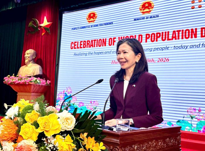 Bà Pauline Tamesis, Điều phối viên Thường trú Liên Hợp Quốc tại Việt Nam. Ảnh: UNFPA