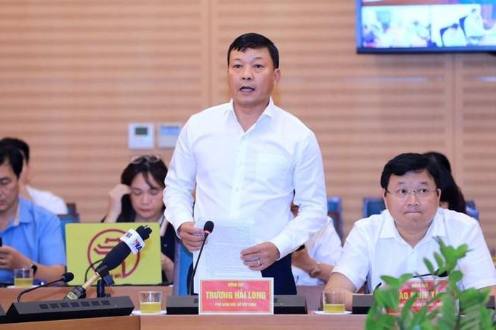 Phó giám đốc Sở Xây dựng Hà Nội - Ông Trương Hải Long. Ảnh: X.H