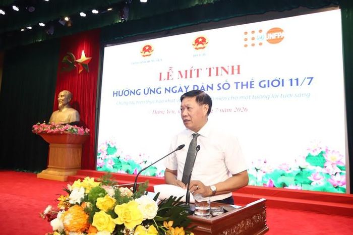 Thứ trưởng Bộ Y tế Đỗ Xuân Tuyên phát biểu.