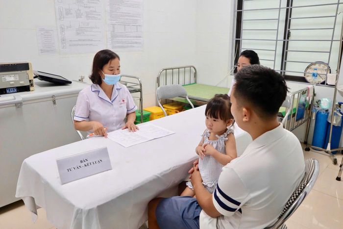 Kết quả khám sẽ được cập nhật vào hồ sơ sức khỏe điện tử, góp phần quản lý sức khỏe trẻ em theo vòng đời theo chủ trương của ngành y tế.