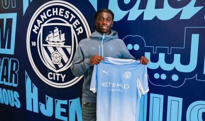 Jeremy Monga chuyển tới Man City. Ảnh: Manchester City