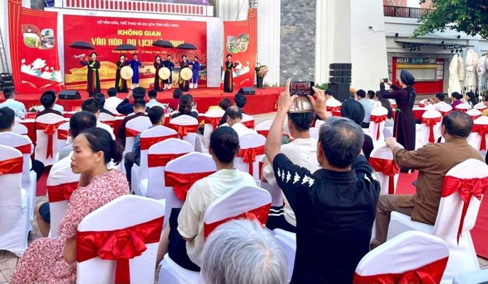 Hát quan họ - nét đặc trưng của Bắc Ninh. Ảnh QN