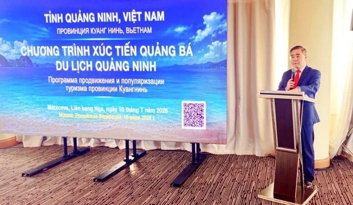 Phó Chủ tịch Thường trực Ủy ban MTTQ Việt Nam tỉnh Quảng Ninh Nguyễn Chí Thành phát biểu khai mạc chương trình