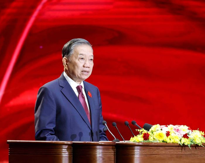 Tổng Bí thư, Chủ tịch nước Tô Lâm phát biểu chỉ đạo. Ảnh: Phạm Kiên - TTXVN
