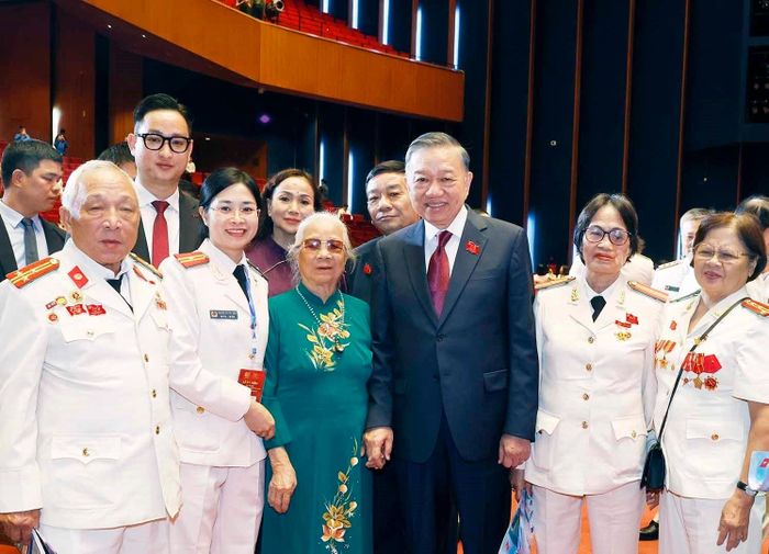  Tổng Bí thư, Chủ tịch nước Tô Lâm và các đại biểu dự Lễ kỷ niệm 80 năm Ngày truyền thống lực lượng An ninh nhân dân (12/7/1946 - 12/7/2026). Ảnh: Thống Nhất – TTXVN 
