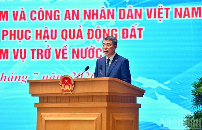 Thủ tướng Chính phủ Lê Minh Hưng phát biểu ý kiến tại buổi lễ. (Ảnh: Thanh Giang)