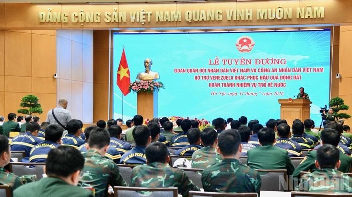 Quang cảnh Lễ tuyên dương. (Ảnh: Thanh Giang)