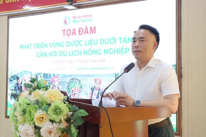 Tiến sĩ Đào Xuân Hưng phát biểu khai mạc.