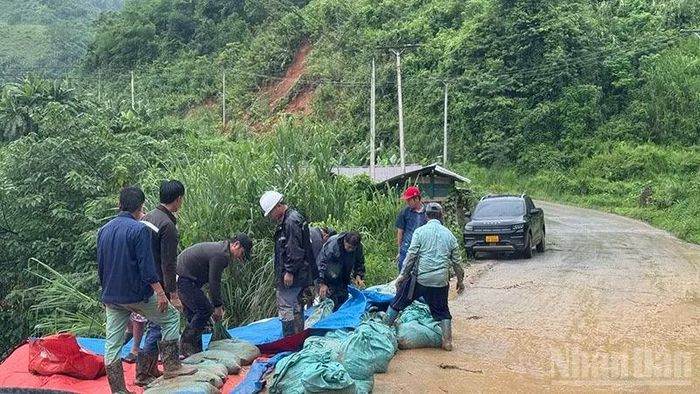 Lào xác định phát triển cơ sở hạ tầng tại khu vực nông thôn là một trong những công tác trọng tâm trong Chương trình quốc gia về phát triển nông thôn và giảm nghèo giai đoạn 2027-2030. (Ảnh: TRỊNH DŨNG)