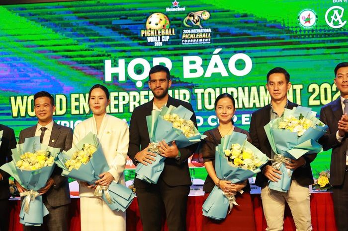 Hội Doanh nhân Việt Nam họp báo công bố World Cup pickleball.