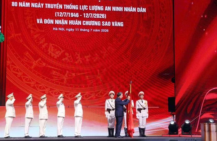 Lễ kỷ niệm 80 năm Ngày truyền thống lực lượng An ninh nhân dân và đón nhận Huân chương Sao vàng lần thứ tư.