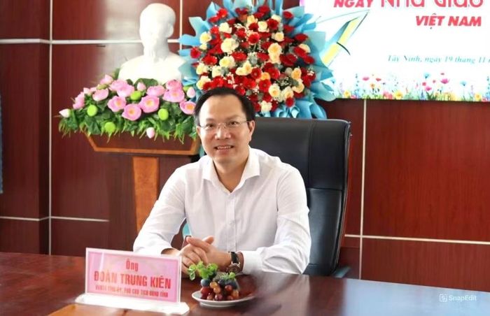 Ông Đoàn Trung Kiên, Phó Chủ tịch UBND tỉnh Tây Ninh vừa được Thủ tướng Chính phủ điều động, bổ nhiệm giữ chức Thứ trưởng Bộ GD&ĐT. Ảnh: Báo Tây Ninh