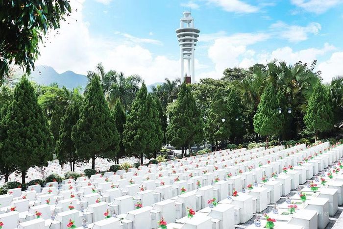 Nghĩa trang Liệt sĩ quốc gia Vị Xuyên - nơi diễn ra hoạt động tri ân cấp toàn quân năm nay của tuổi trẻ Quân đội. Ảnh: Báo Tuyên Quang