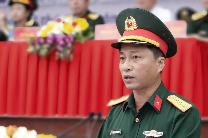 Đại tá Nguyễn Quang Huy - Ủy viên Ban Thường vụ Trung ương Đoàn, Trưởng Ban Thanh niên Quân đội.