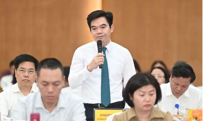 Cục trưởng Cục Tiền lương và Bảo hiểm xã hội Phạm Trường Giang (Ảnh: Hải Long).