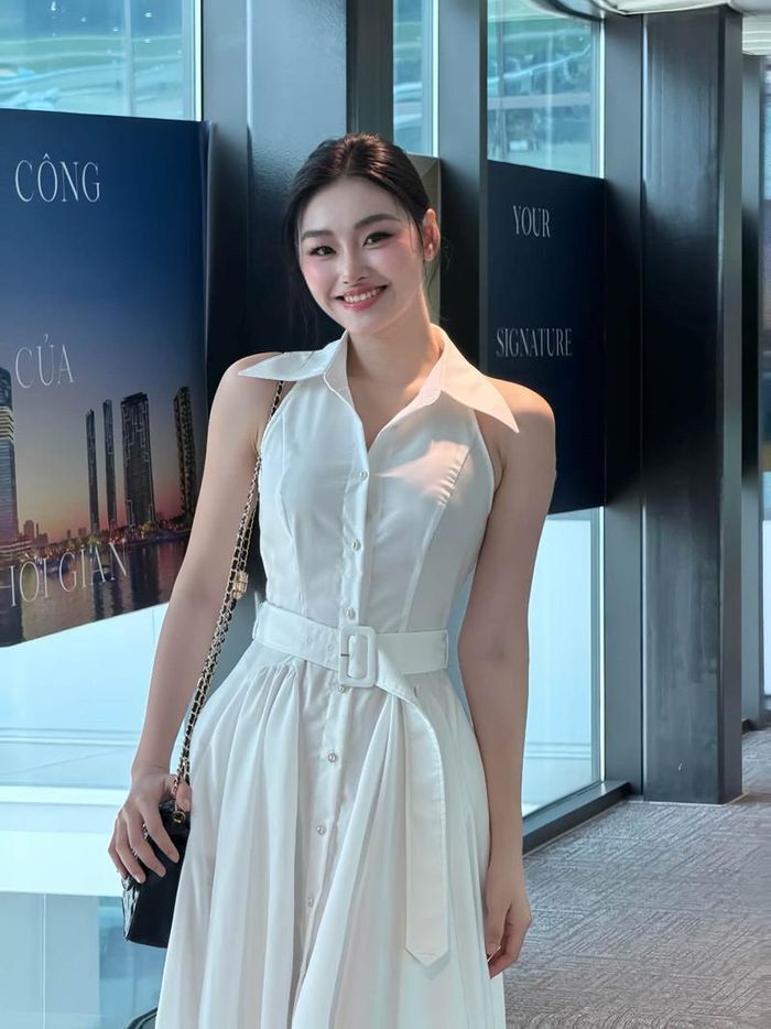 Hoa hậu Yến Nhi hào hứng thông báo có mặt tại Hà Nội, háo hức chờ đón những hoạt động sắp tới.