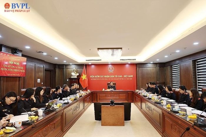 Quang cảnh Hội nghị triển khai công tác năm 2026 của Vụ Pháp chế (Vụ 14), VKSND tối cao. (Ảnh minh họa)