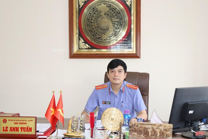 Viện trưởng Viện KSND khu vực 1 - Hà Tĩnh Lê Anh Tuấn.