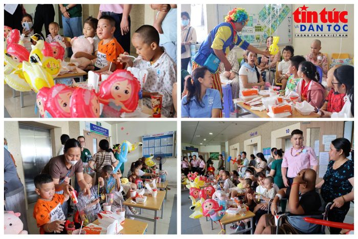 Sau các hoạt động, các em cùng thưởng thức những suất ăn được ban tổ chức chuẩn bị.