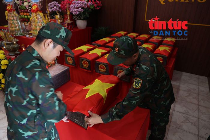 Các hài cốt liệt sĩ sau khi được tìm thấy sẽ được đưa vào Nhà tưởng niệm.