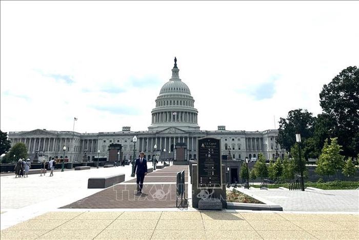 Tòa nhà Quốc hội Mỹ tại Washington D.C. Ảnh: Ngọc Quang/PV TTXVN tại Mỹ