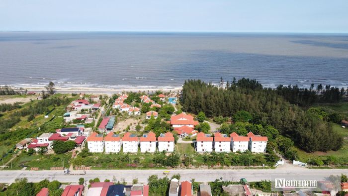 Hiện trạng của dự án với các nhà biệt thự ven biển