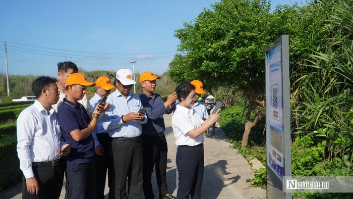 Sở Văn hóa, Thể thao và Du lịch tỉnh Lâm Đồng đặt mã QR một số điểm tham quan tại đặc khu Phú Quý.