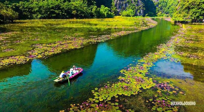 Cảnh sắc Ninh Bình mang lại cảm giác yên bình. Ảnh: Sức khỏe &amp; Đởi sống
