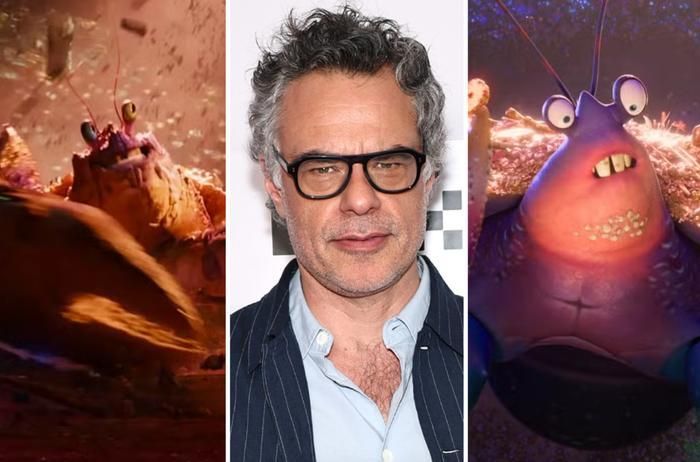 Tạo hình bằng công nghệ CGI của cua khổng lồ Tamatoa do Jemaine Clement thể hiện hứa hẹn sẽ làm bùng nổ bản hit "Shiny". Ảnh: Disney